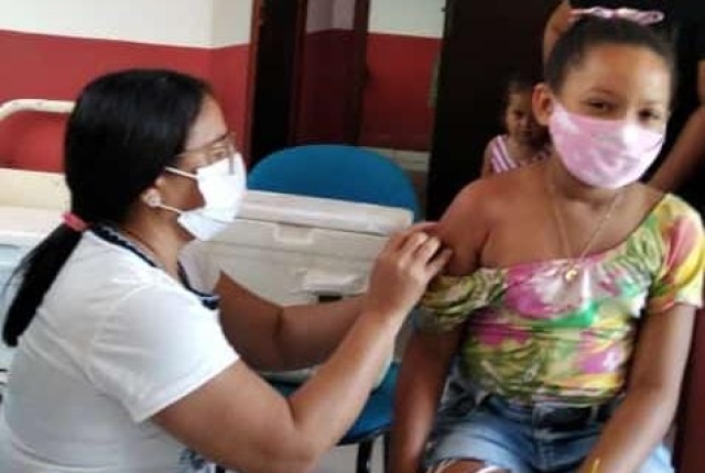 Boqueirão do Piauí inicia vacinação de crianças de 05 a 11 anos contra a Covid-19